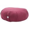 Meditation Gaiam | Cresent Moon Shape Meditation Pillow Burgundy