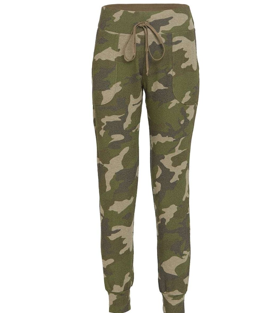 Clothing Hard Tail Yoga Pants | Pull-On Camo Joggers Gravel