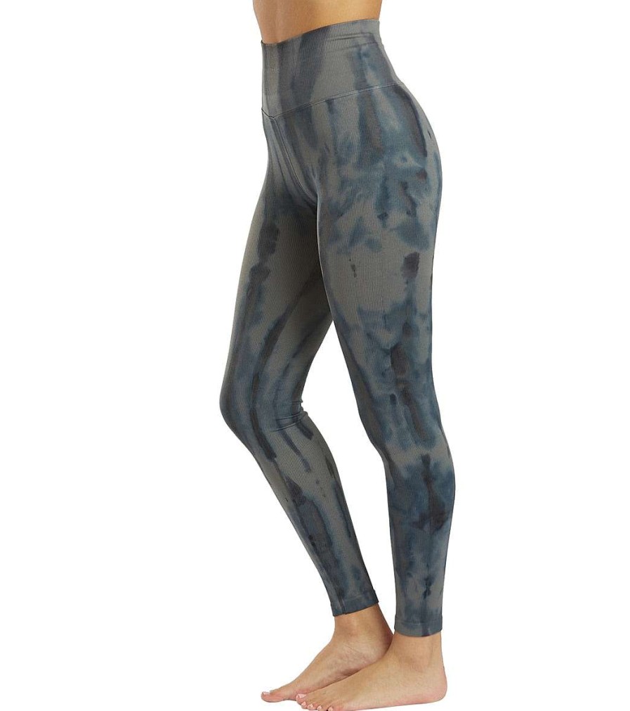 Clothing Spiritual Gangster Yoga Leggings | Love Sculpt Legging Steel Tie Dye