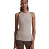 Clothing Varley Yoga Tops | Connie Tank Taupe Marl