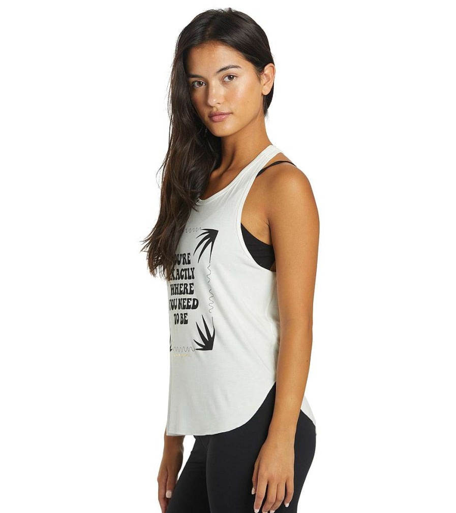 Clothing Spiritual Gangster Yoga Tops | Need To Be Studio Luxe Jersey Stone