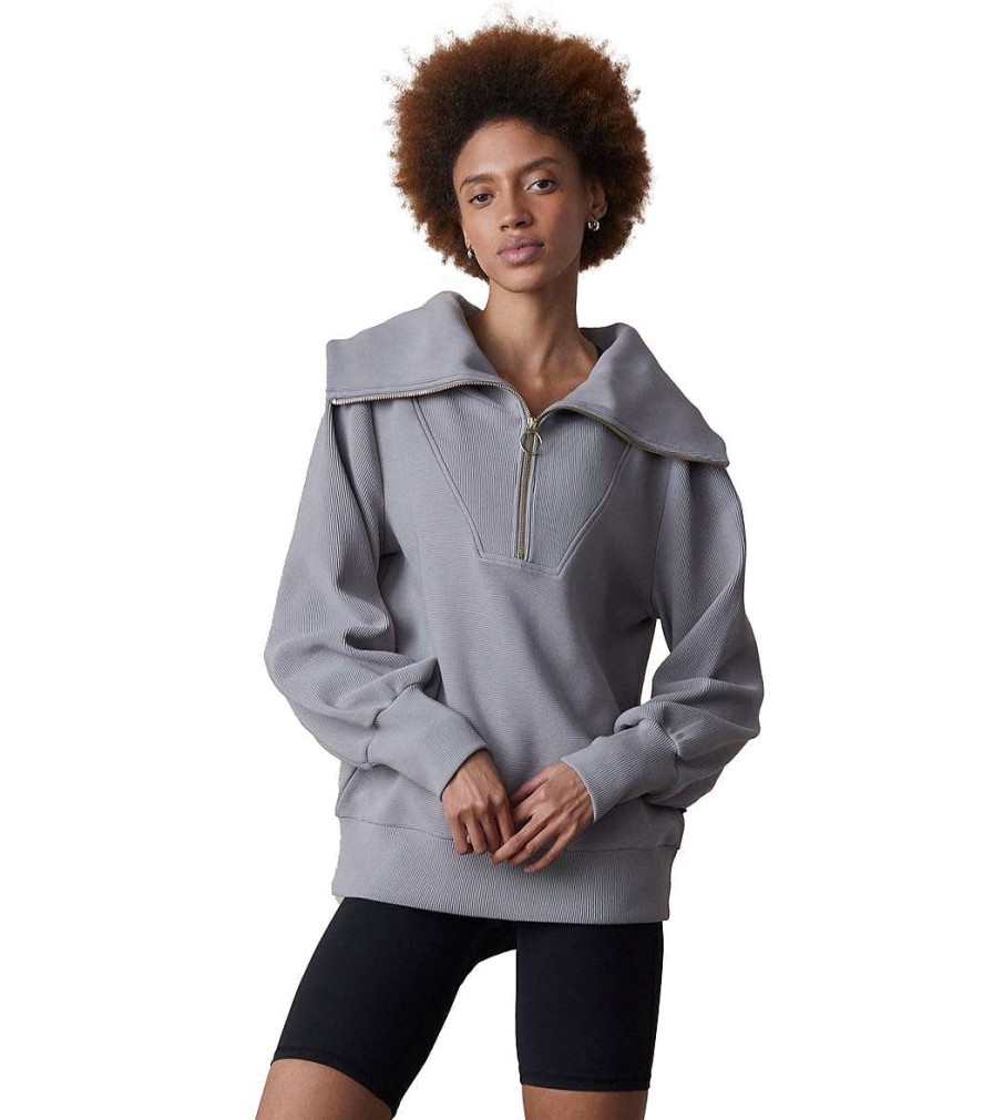 Clothing Varley Yoga Jackets & Sweatshirts | Vine Half Zip Pullover