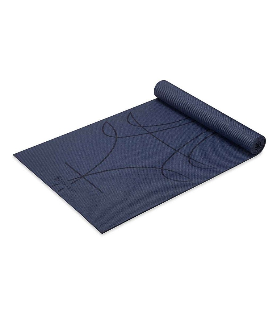 Yoga Mats & Props Gaiam | Alignment Yoga Mat, 4Mm Ink