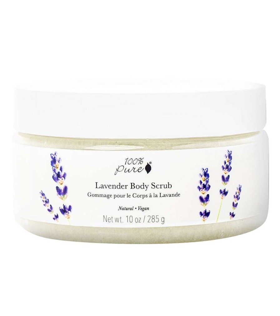 Home & Wellness 100% Pure | Lavender Body Scrub 10 Oz.