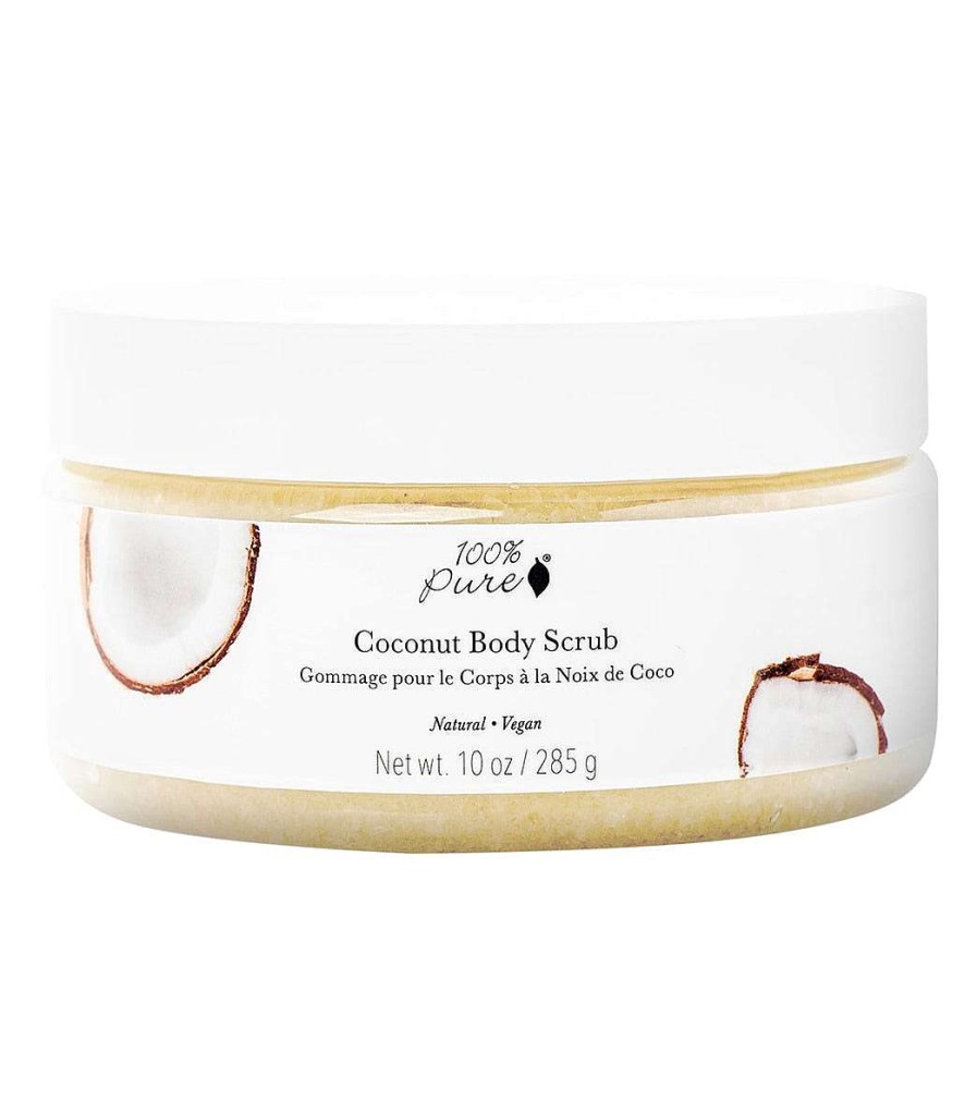 Home & Wellness 100% Pure | Coconut Body Scrub 10 Oz.