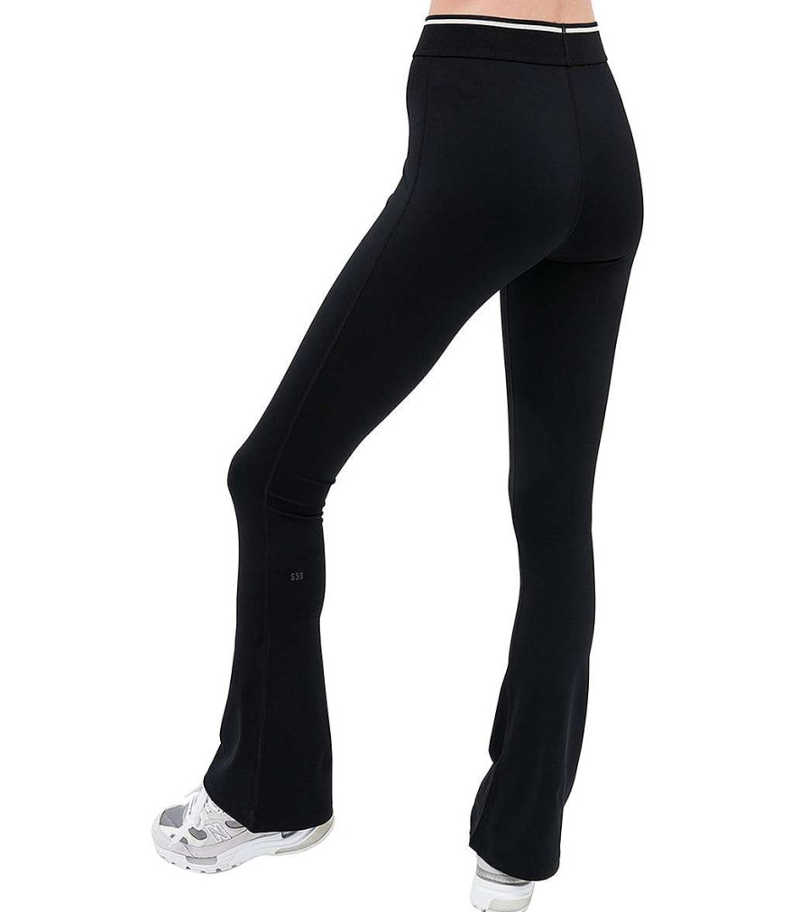 Clothing Splits 59 Yoga Pants | Raquel High Waist Recycled Techflex Flare Black