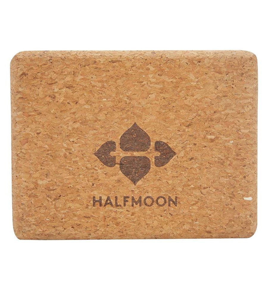 Yoga Mats & Props Halfmoon | Cork Block Micro Duo Natural Cork