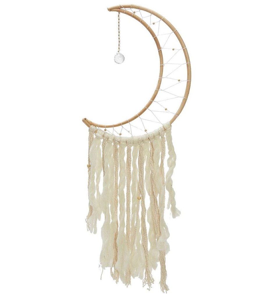 Home & Wellness dZi | Wall Decor: Large Moon White