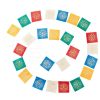 Meditation dZi | Long Om Lotus Eco-Paper Prayer Flag