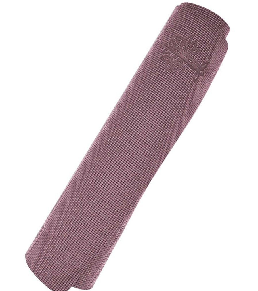 Yoga Mats & Props Oak and Reed | Premium 6Mm Yoga Mat With Carry Rope Mauve