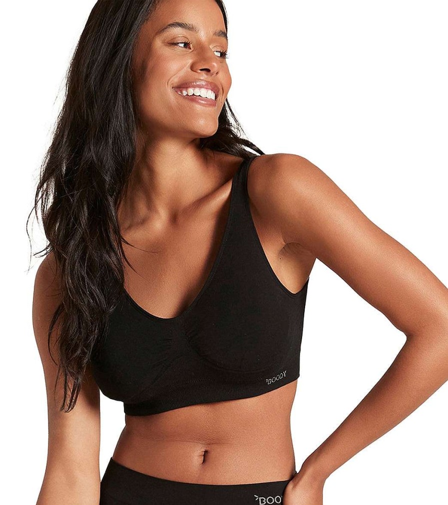 Clothing Boody Yoga Intimates | Padded Shaper Bra Black