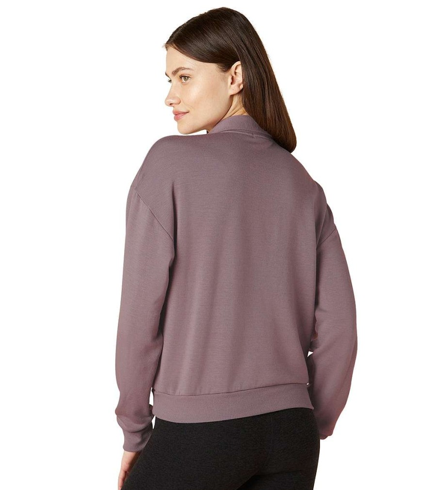 Clothing Beyond Yoga Yoga Jackets & Sweatshirts | East Coast Button Pullover