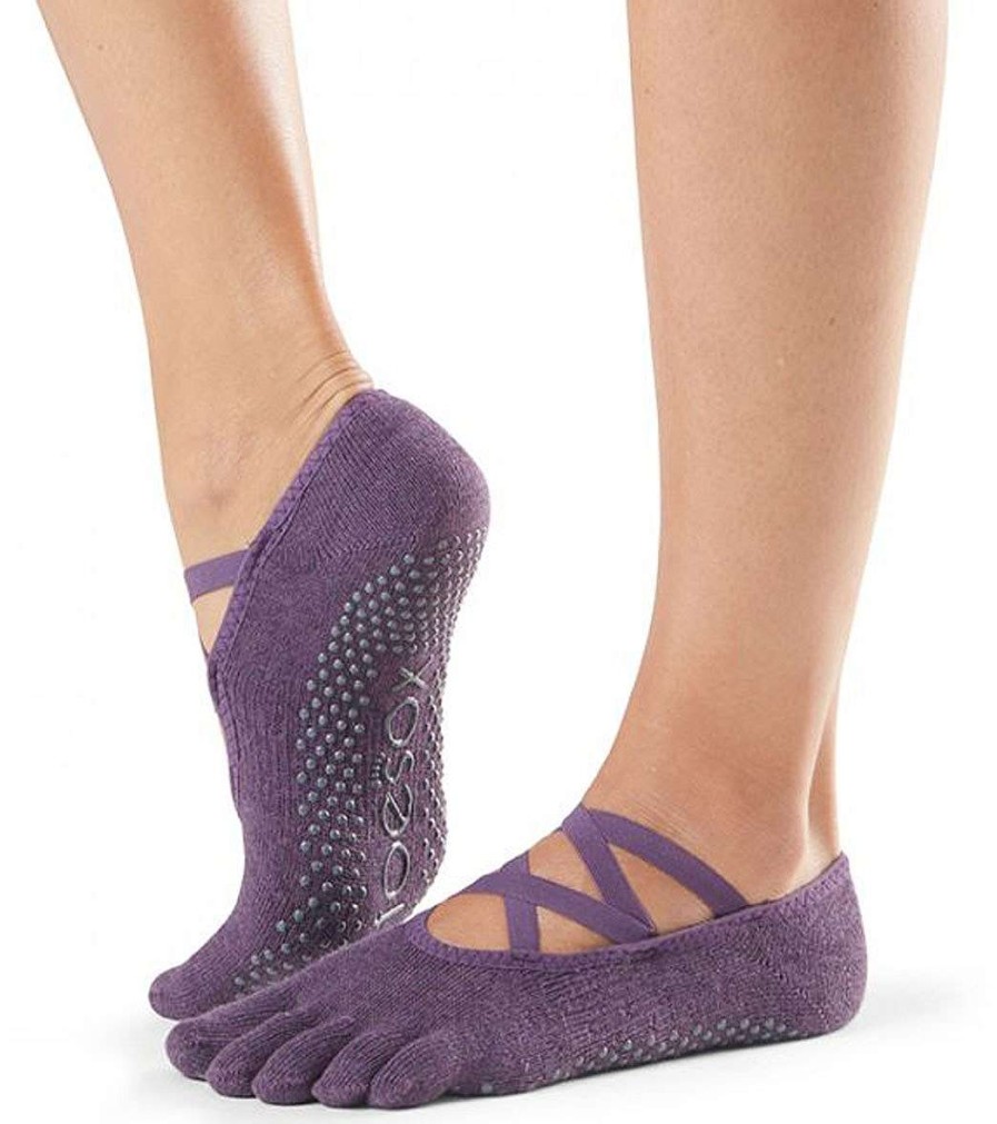 Accessories Toesox | Elle Full-Toe Yoga Grip Socks