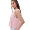 Clothing Spiritual Gangster Yoga Tops | Namaste Crop Tank Peony Heather