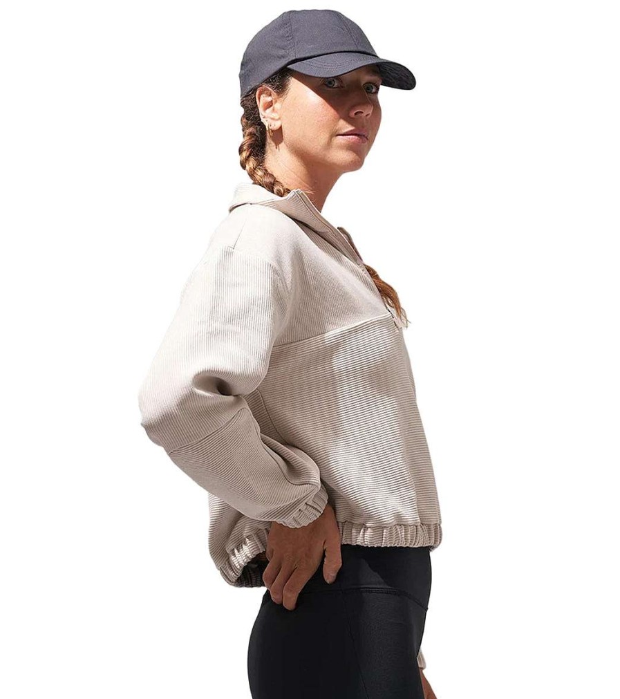 Clothing Thrive Societe Yoga Jackets & Sweatshirts | Marlow Half Zip Pullover