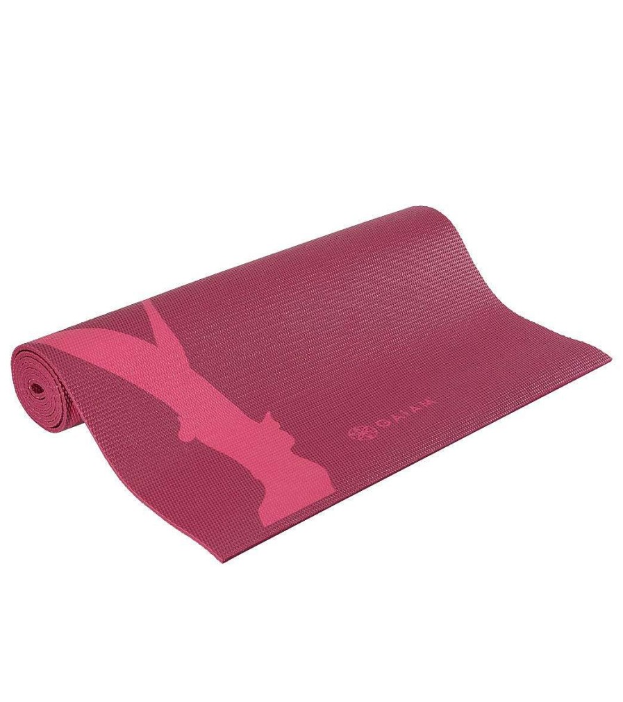 Yoga Mats & Props Gaiam | Printed Yoga Mat 68" 5Mm Extra Thick Pink Cherry Blossom