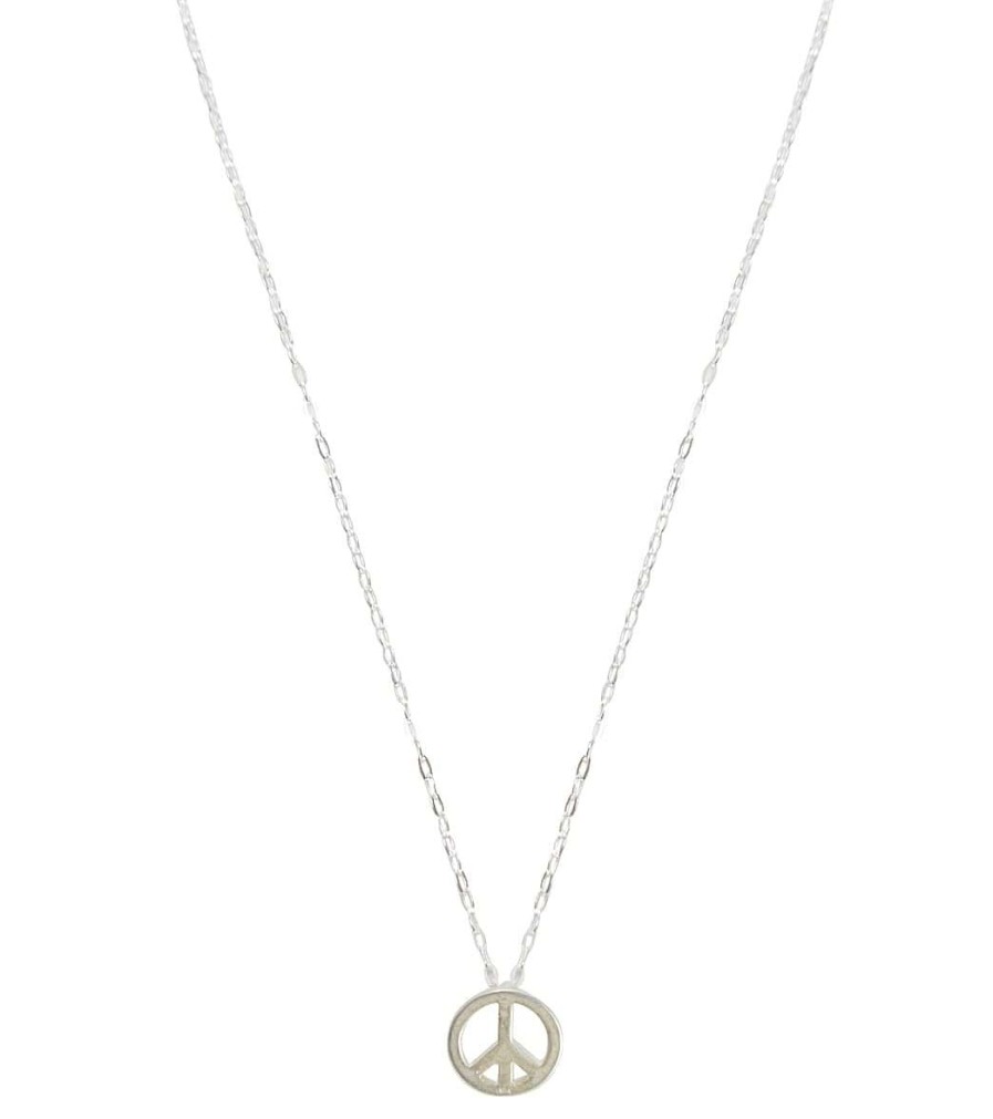 Accessories Dogeared | Peace Comes From Within Necklace Sterling Silver