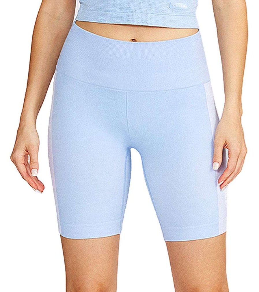 Clothing Cream Yoga Yoga Shorts | Stacy Biker 6"