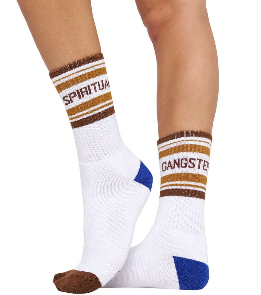 Accessories Spiritual Gangster | Sg Crew Sock White