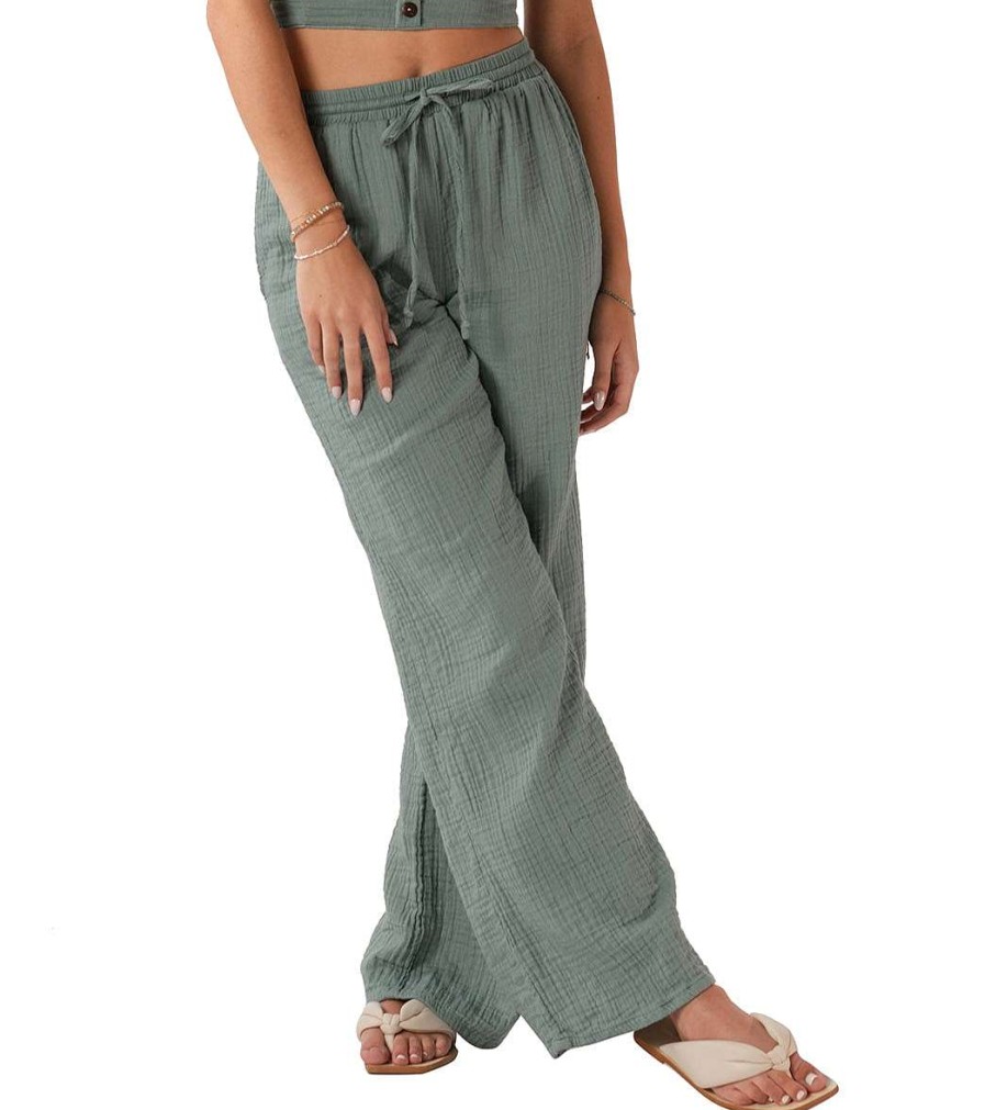 Clothing Lotus and Luna Yoga Pants | Wide Leg Cotton Pants With Pockets