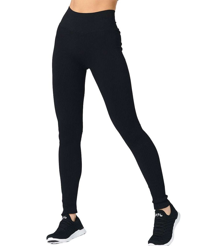 Clothing NUX Yoga Leggings | 3X2 Yoga Leggings Black