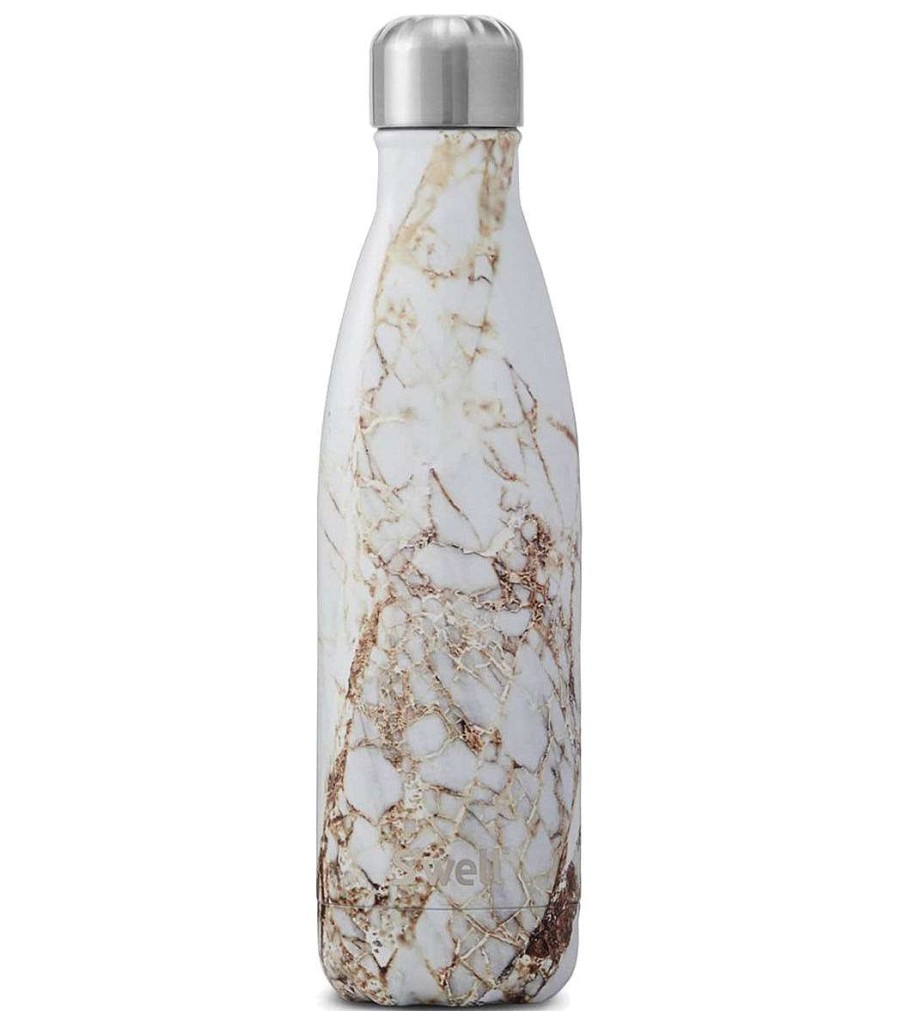 Accessories S'well | 17Oz Stainless Steel Water Bottle Calacatta Gold