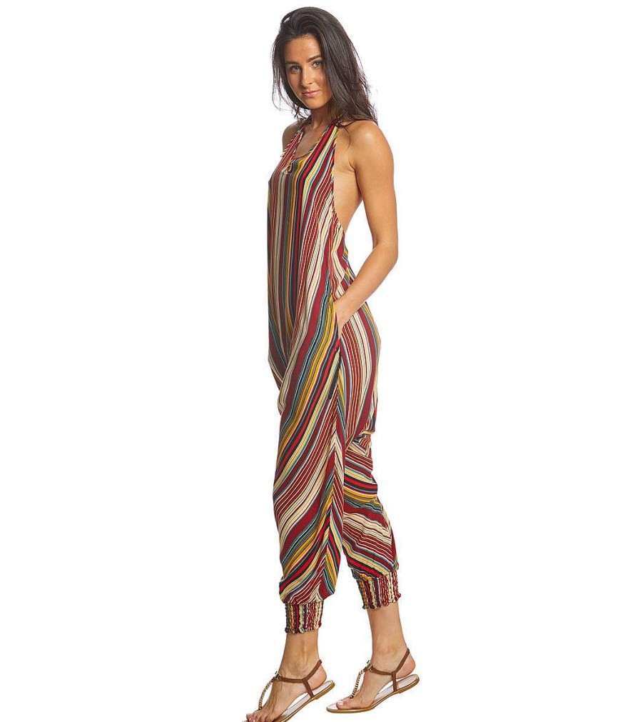 Clothing Buddha Pants Yoga Pants | Stripes Harem Jumpsuit