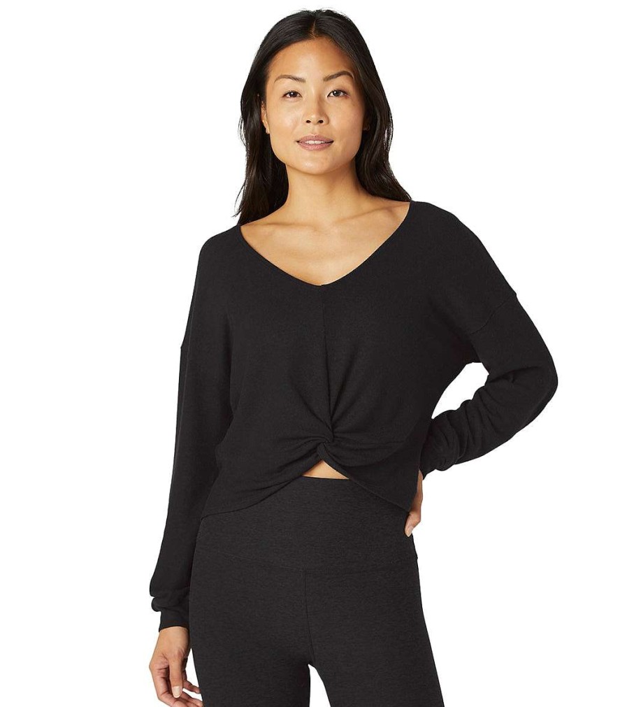 Clothing Beyond Yoga Yoga Jackets & Sweatshirts | Twist Up Reversible Pullover