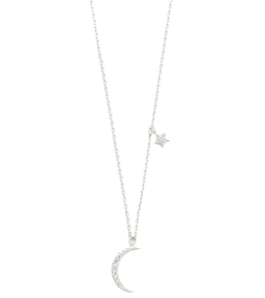 Accessories TAI Jewelry | Moon Pendant With Star Charm