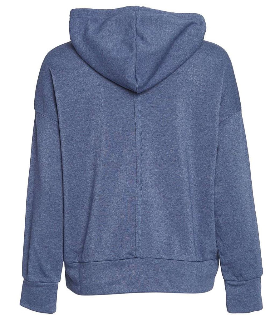 Clothing Free People Yoga Jackets & Sweatshirts | Work It Out Hoodie Indigo