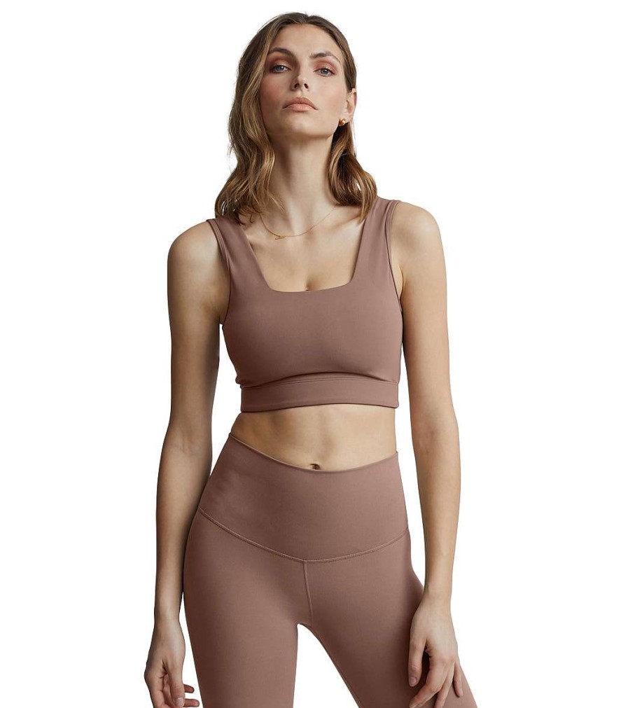 Clothing Varley Yoga Sports Bras | Always Delta Bra Acorn