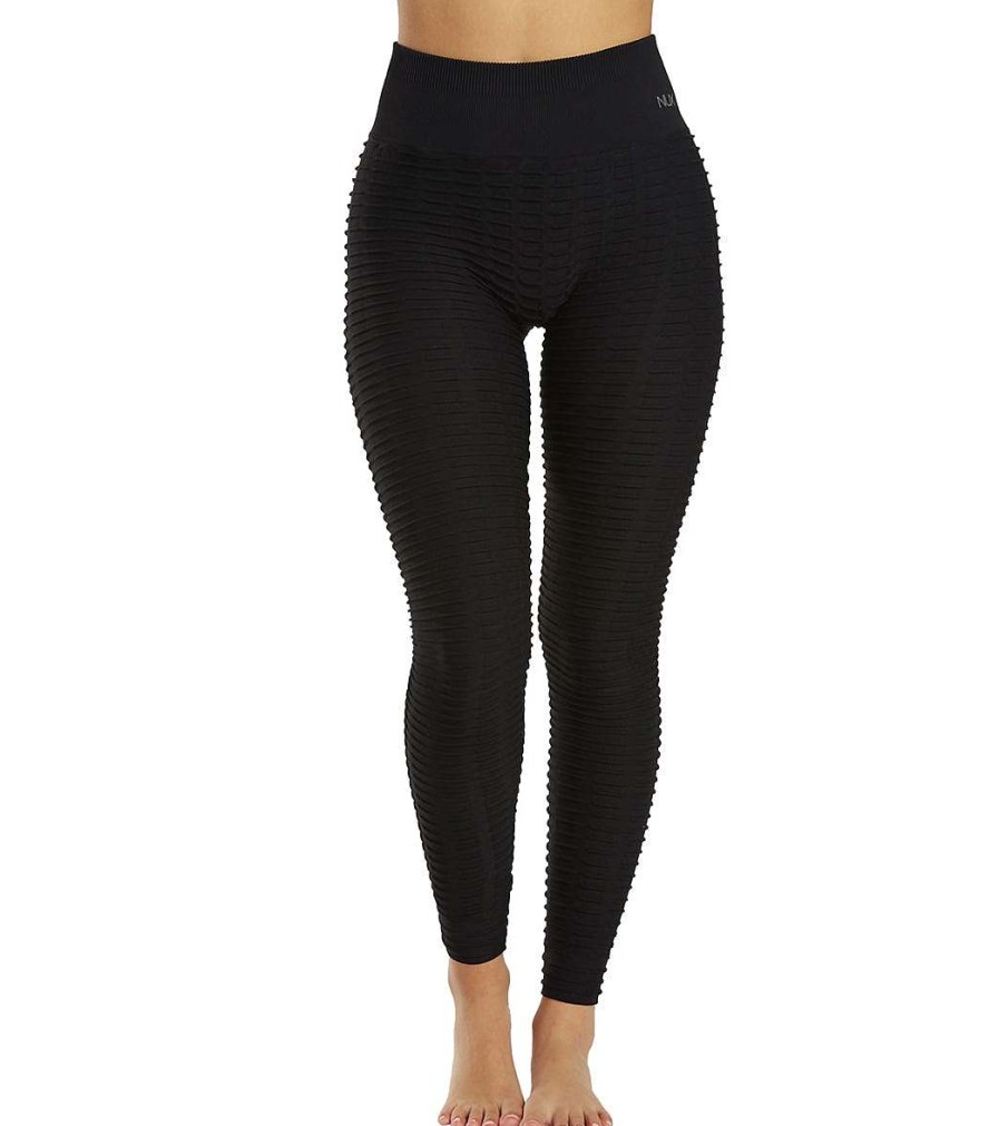 Clothing NUX Yoga Leggings | Pucker Up Leggings Black