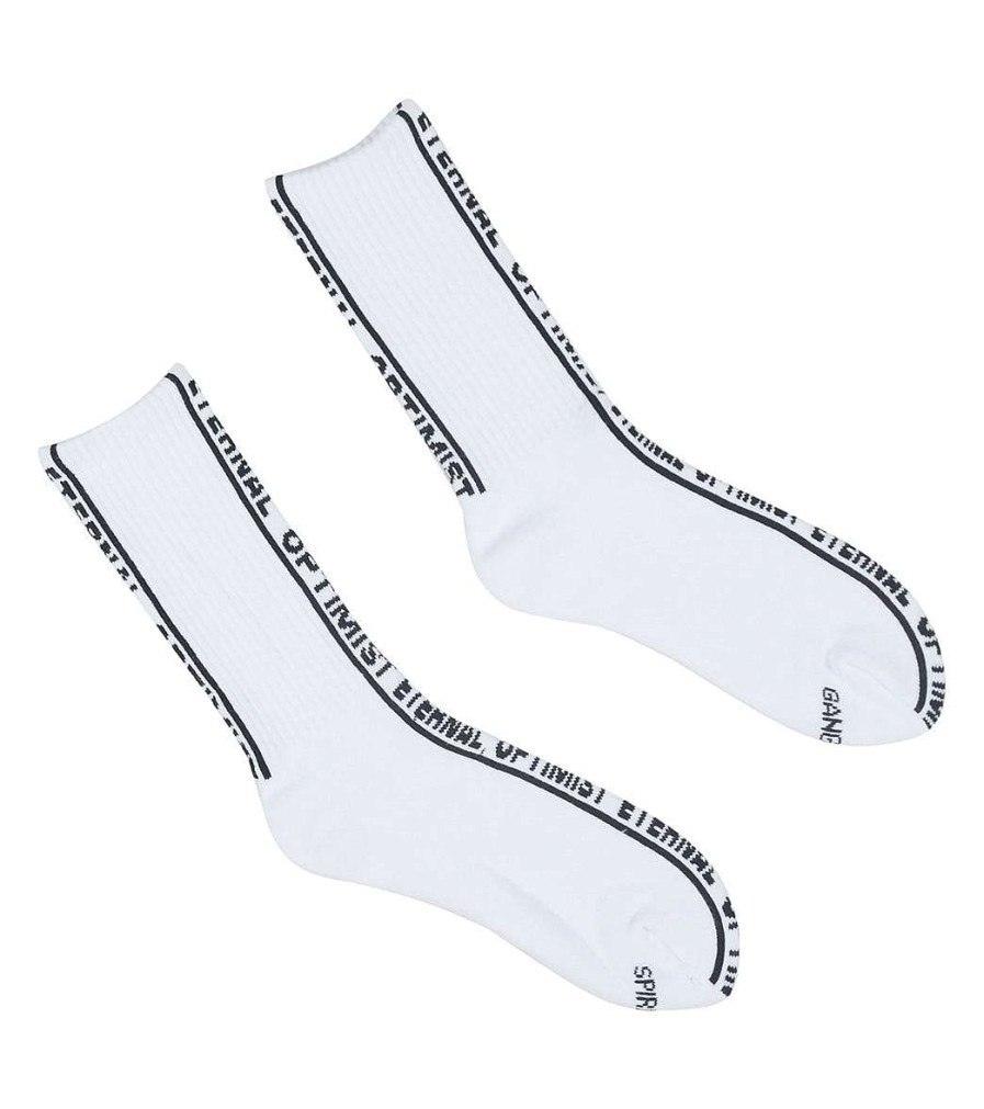 Accessories Spiritual Gangster | Eternal Optimist Sock White/Black