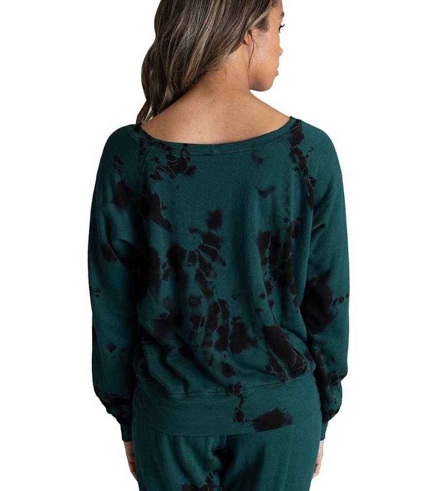 Clothing Jala Yoga Jackets & Sweatshirts | Chill Pullover Spruce Tie Dye