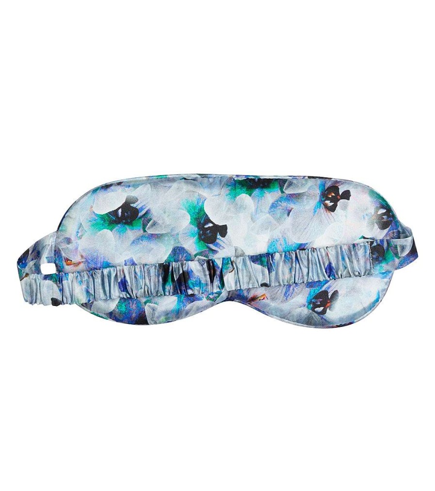 Yoga Mats & Props B Yoga | The Silk Sleep Mask Midnight Orchid