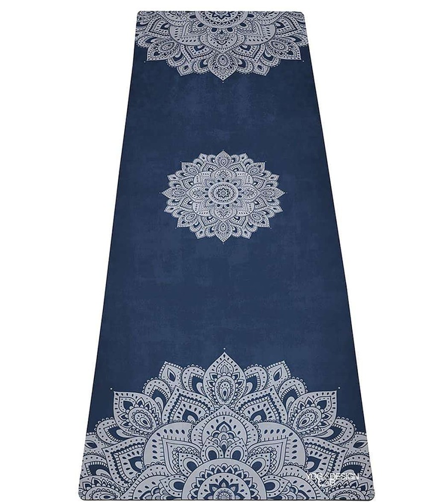 Yoga Mats & Props Yoga Design Lab | Mandala Yoga Mat Towel Combo 70" 3.5Mm Sapphire