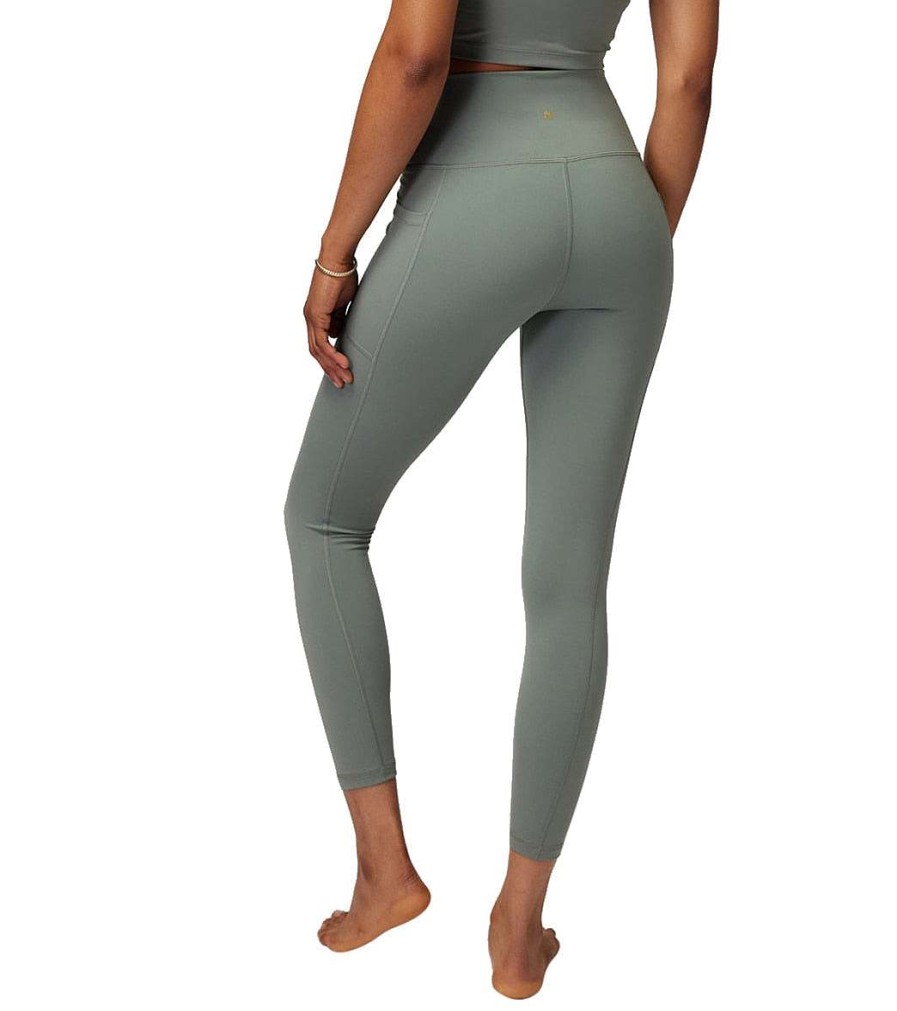 Clothing Spiritual Gangster Yoga Leggings | Nova Dream Tech Eco Jersey 7/8 Legging Agave