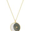 Accessories TAI Jewelry | Star And Moon Necklace Gold