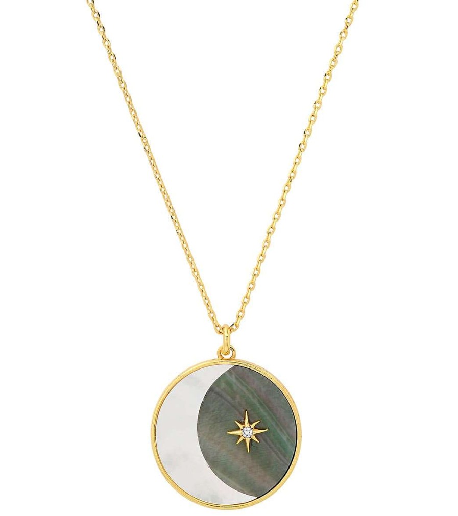 Accessories TAI Jewelry | Star And Moon Necklace Gold