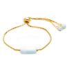 Accessories Lotus and Luna | Inner Peace Amazonite Stone Of The Earth Bracelet Aqua/Gold