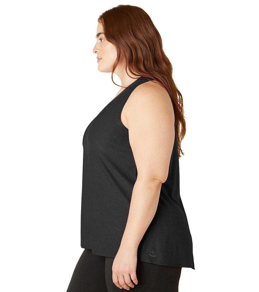 Clothing Beyond Yoga Yoga Tops | Plus Featherweight All About It Split Back Tank