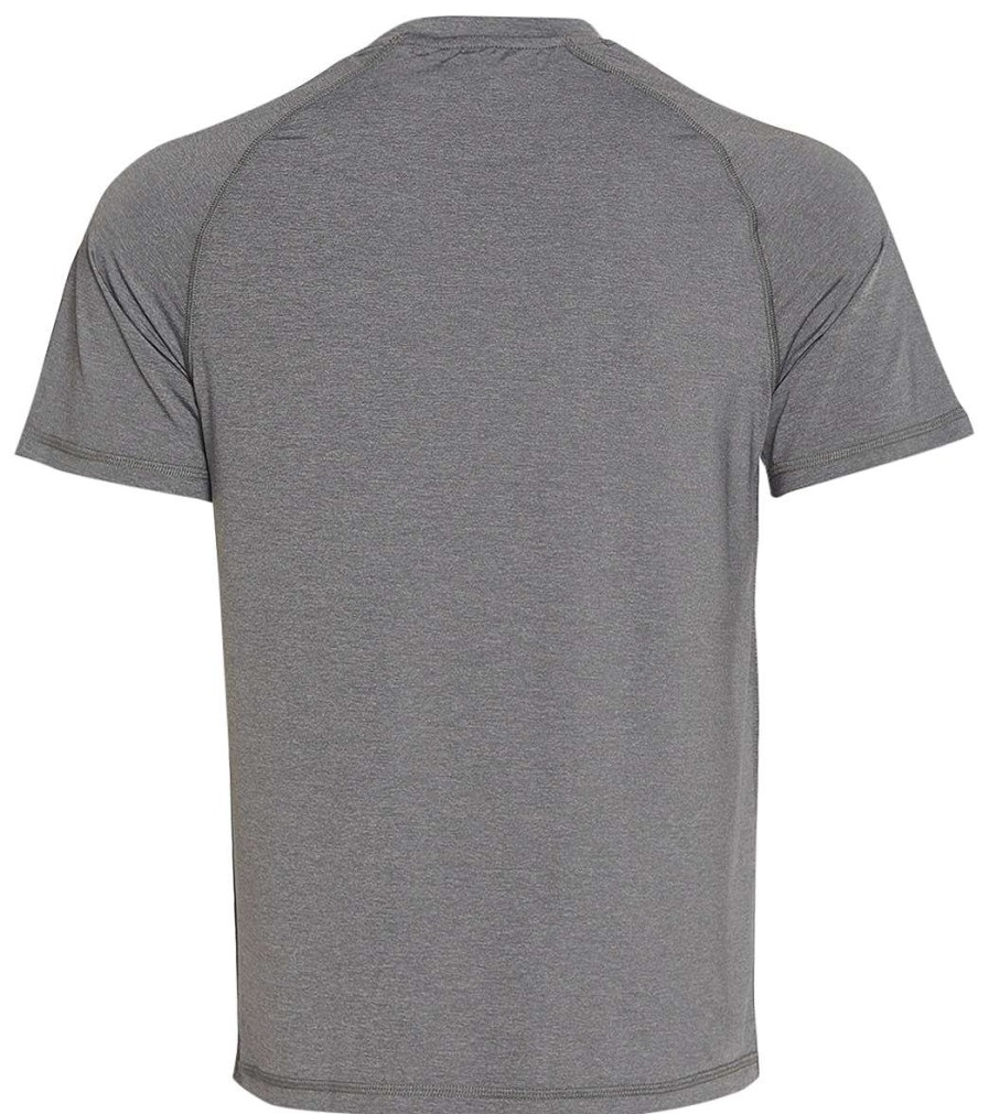 Clothing Spiritual Gangster Men'S Yoga Shirts | Men'S Sg Aries Active Tee Heather Grey