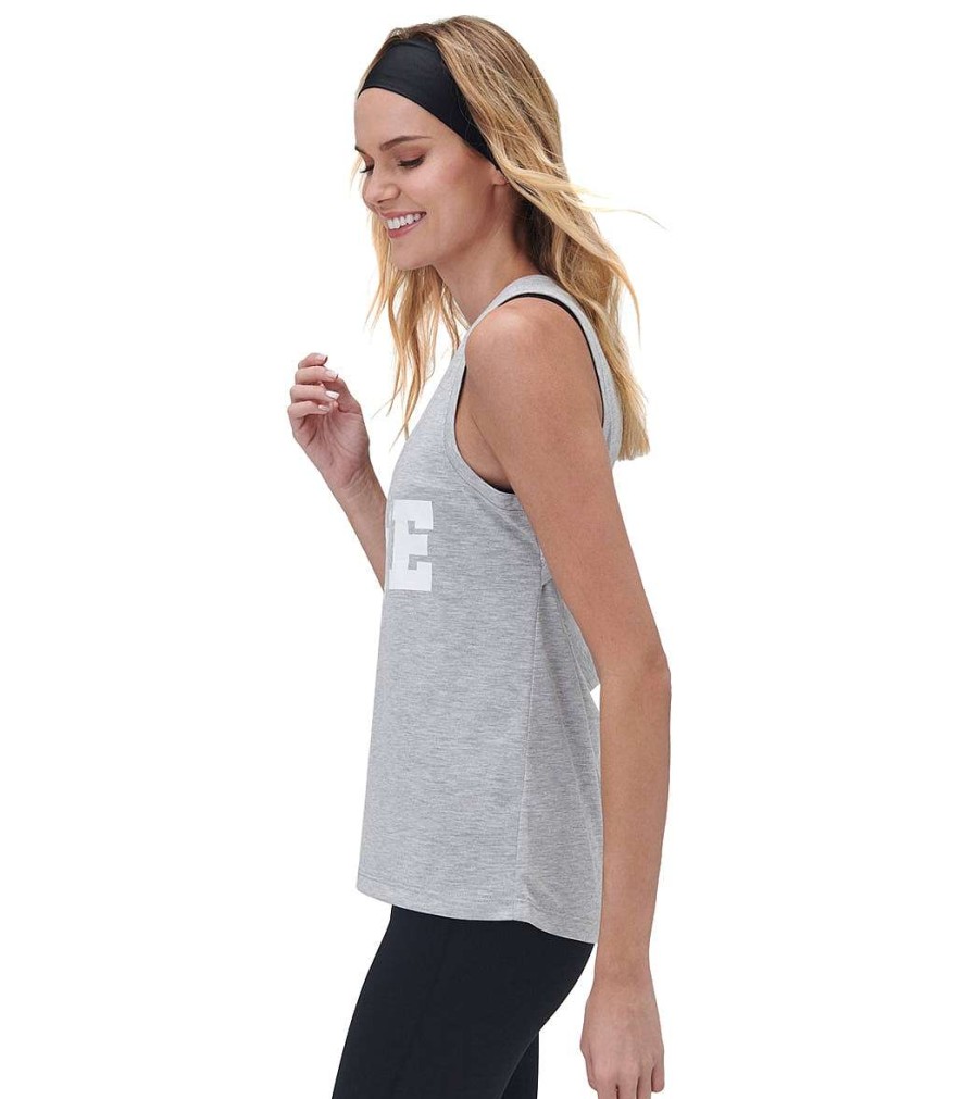 Clothing Spiritual Gangster Yoga Tops | Love Riley Namaste Dry Tank Heather Grey