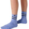 Accessories Sweaty Betty | Go Faster Crew Socks 2 Pack Coast Blue