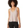 Clothing Beyond Yoga Yoga Tops | Featherweight Double V Tank Bright Iris Heather