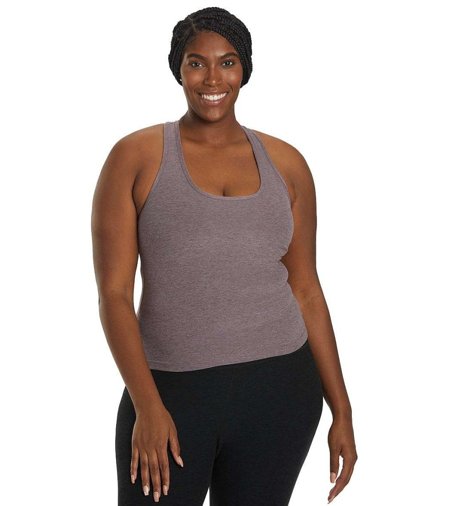 Clothing Beyond Yoga Yoga Support Tanks | Plus Size Spacedye Step Up Racerback Tank