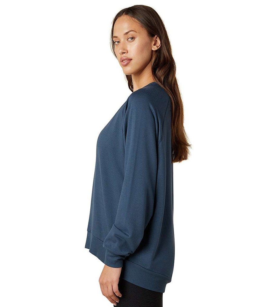 Clothing Beyond Yoga Yoga Jackets & Sweatshirts | Cozy Fleece Saturday Oversized Pullover