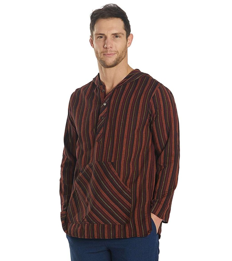 Clothing Yak & Yeti Men'S Yoga Shirts | Men'S Cotton Long Sleeve