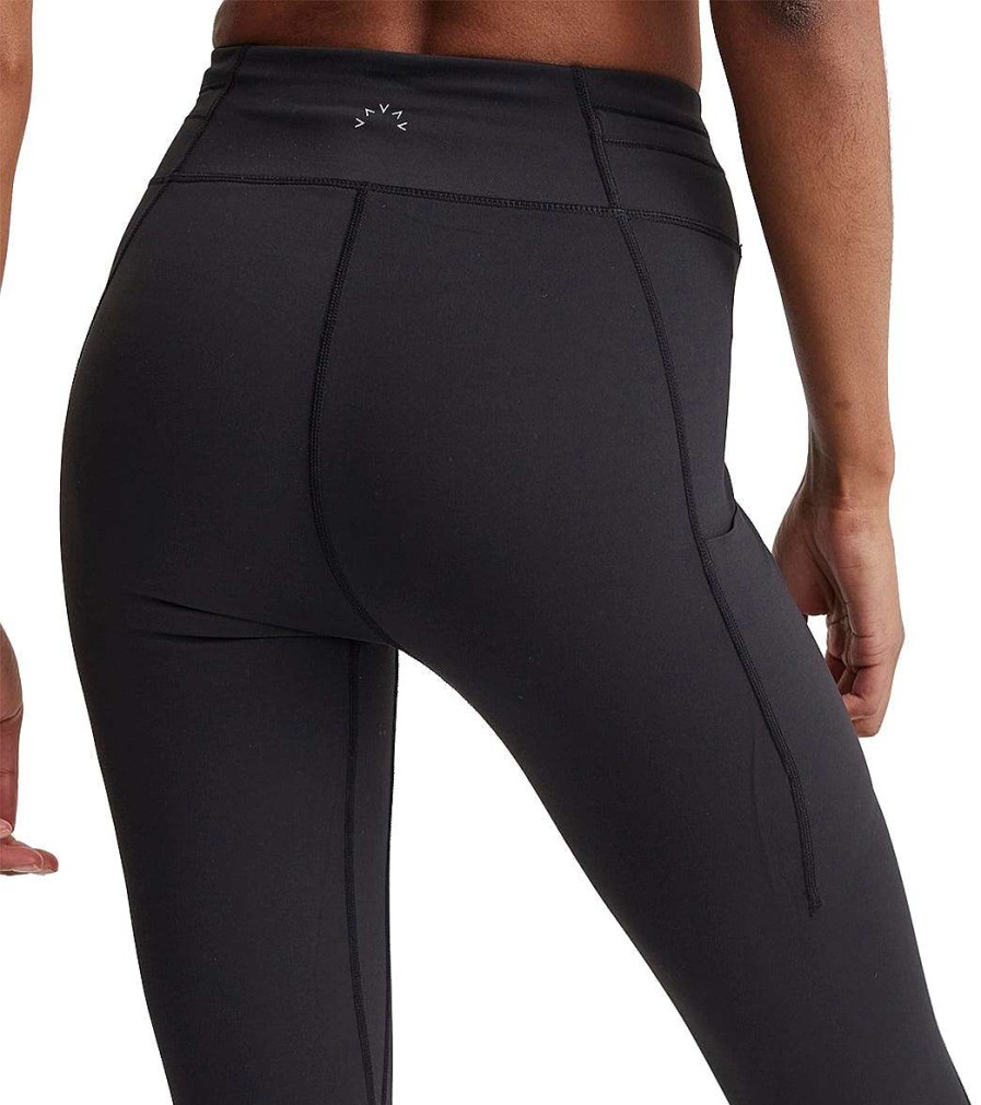 Clothing Varley Yoga Leggings | Let'S Go Drawcord High 25 Black