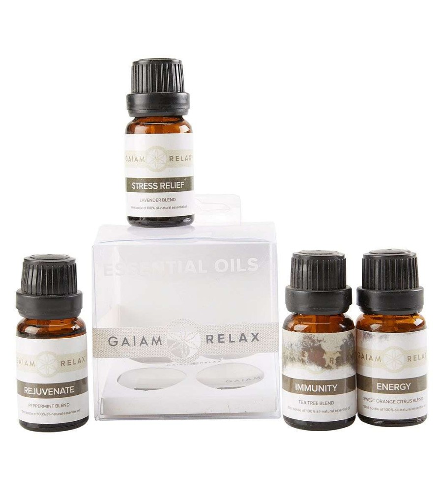 Home & Wellness Gaiam | Essential Oil 4 Pack